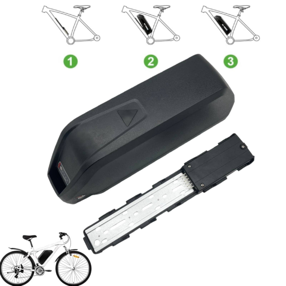 ENGWE Batteria al Litio 48V 30Ah per E-Bike BMS 30A Compatibile 500W-1500W