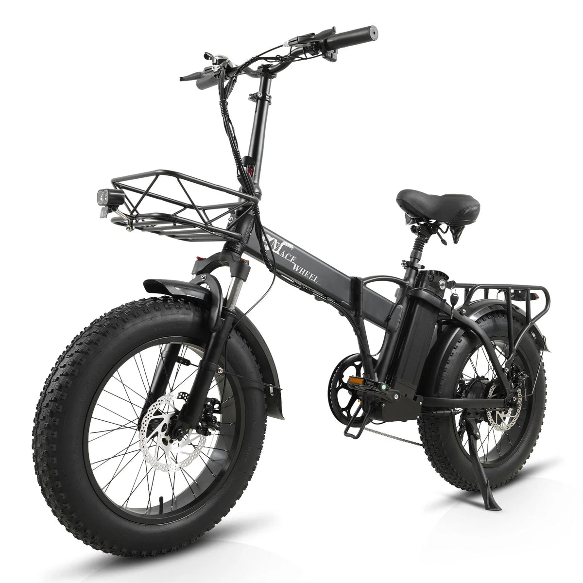 Bici Elettrica Pieghevole Adulti Gomme Fat 20"×4.0 Batteria 48V 18Ah 25km/h