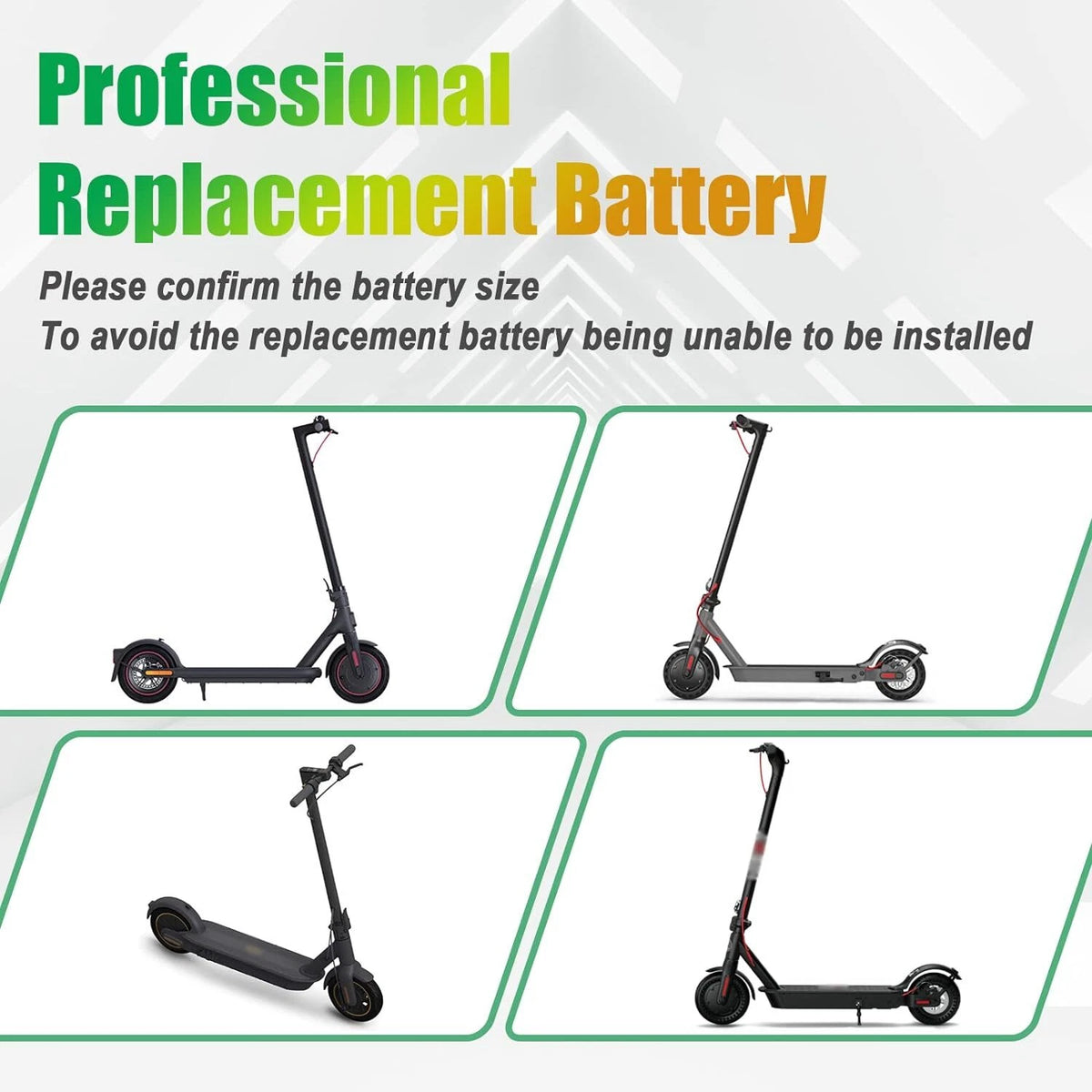 36V 7.8Ah Lithium Battery Replacement for MAXSHOT iScooter Electric Scooter