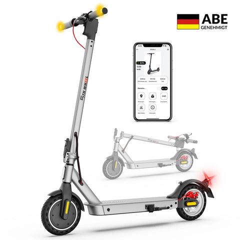 E-Scooter 350W 36V 7,5Ah 32km LCD Display LED Blinker Bluetooth App