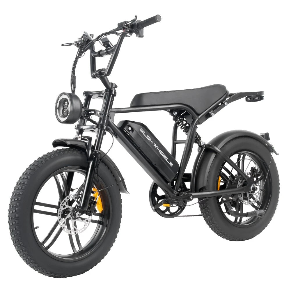 Bici Elettrica Fuoristrada 7 Velocità 25 Km/h Sospensione Completa 48v 720wh