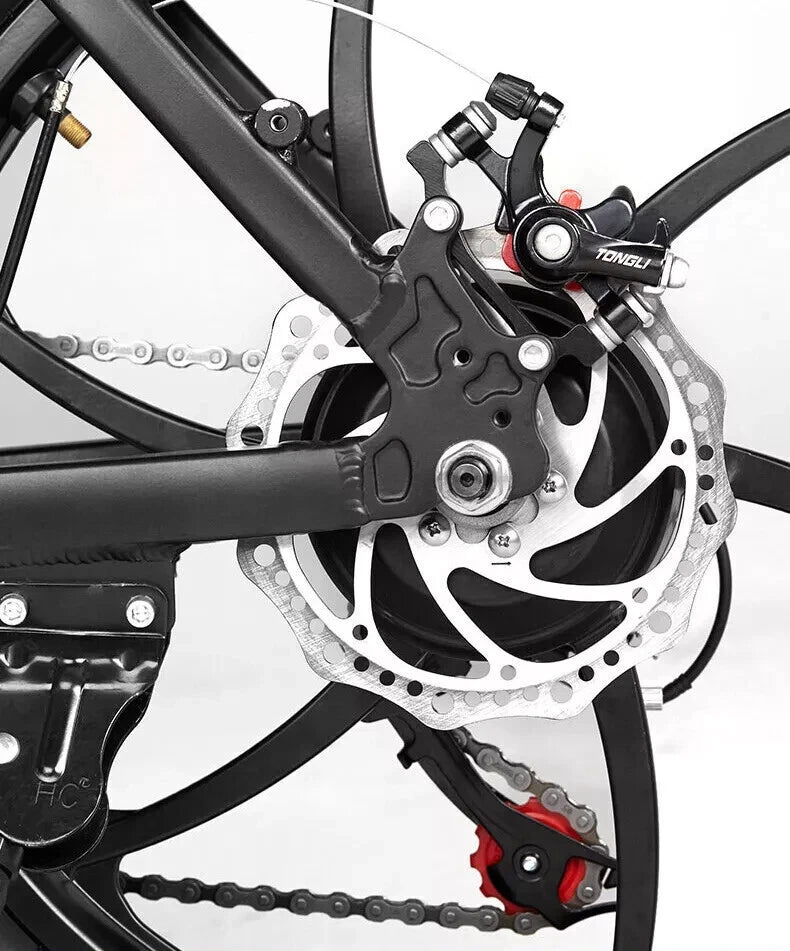Bici elettrica pieghevole per adulti 48V 18,2Ah 20" gomme larghe, bici da città