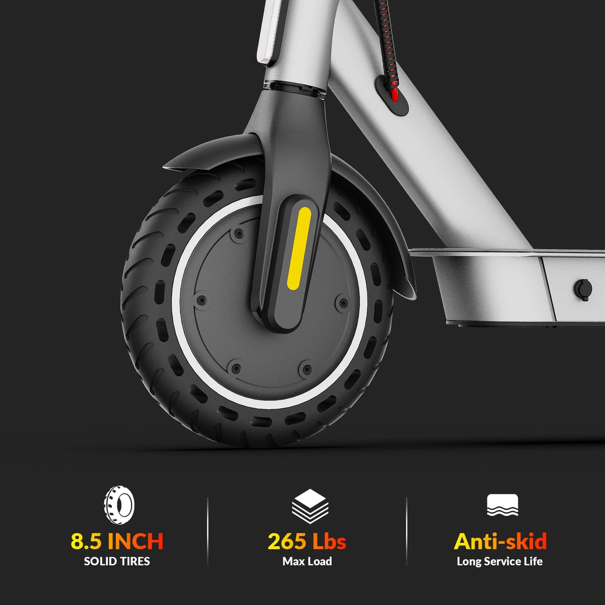 E-Scooter 350W 36V 7,5Ah 32km LCD Display LED Blinker Bluetooth App