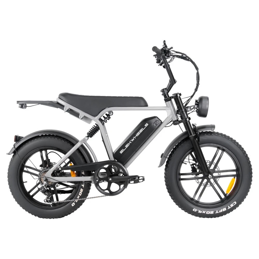 Bici Elettrica Fuoristrada 7 Velocità 25 Km/h Sospensione Completa 48v 720wh