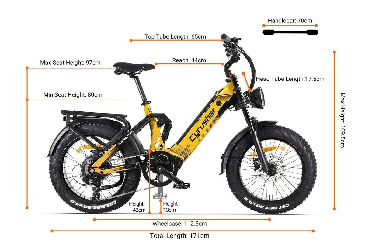 Bici Elettrica A Telaio Basso 52v 20ah Autonomia 110 km Sospensione Integrale