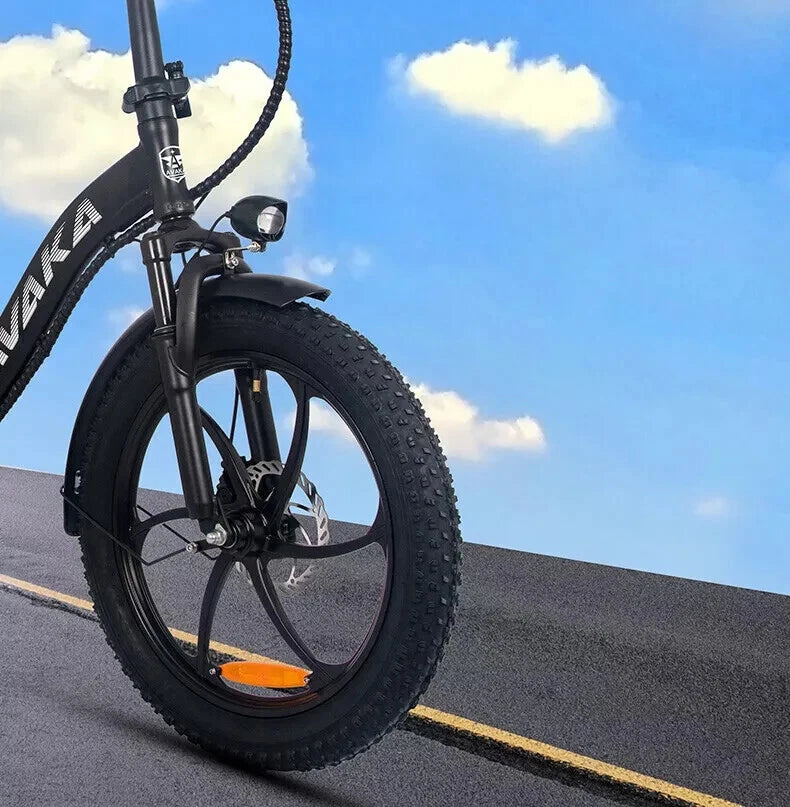 Bici elettrica pieghevole per adulti 48V 18,2Ah 20" gomme larghe, bici da città
