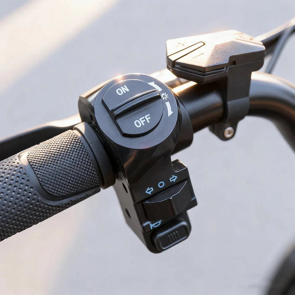Bici Elettrica Fuoristrada 7 Velocità 25 Km/h Sospensione Completa 48v 720wh
