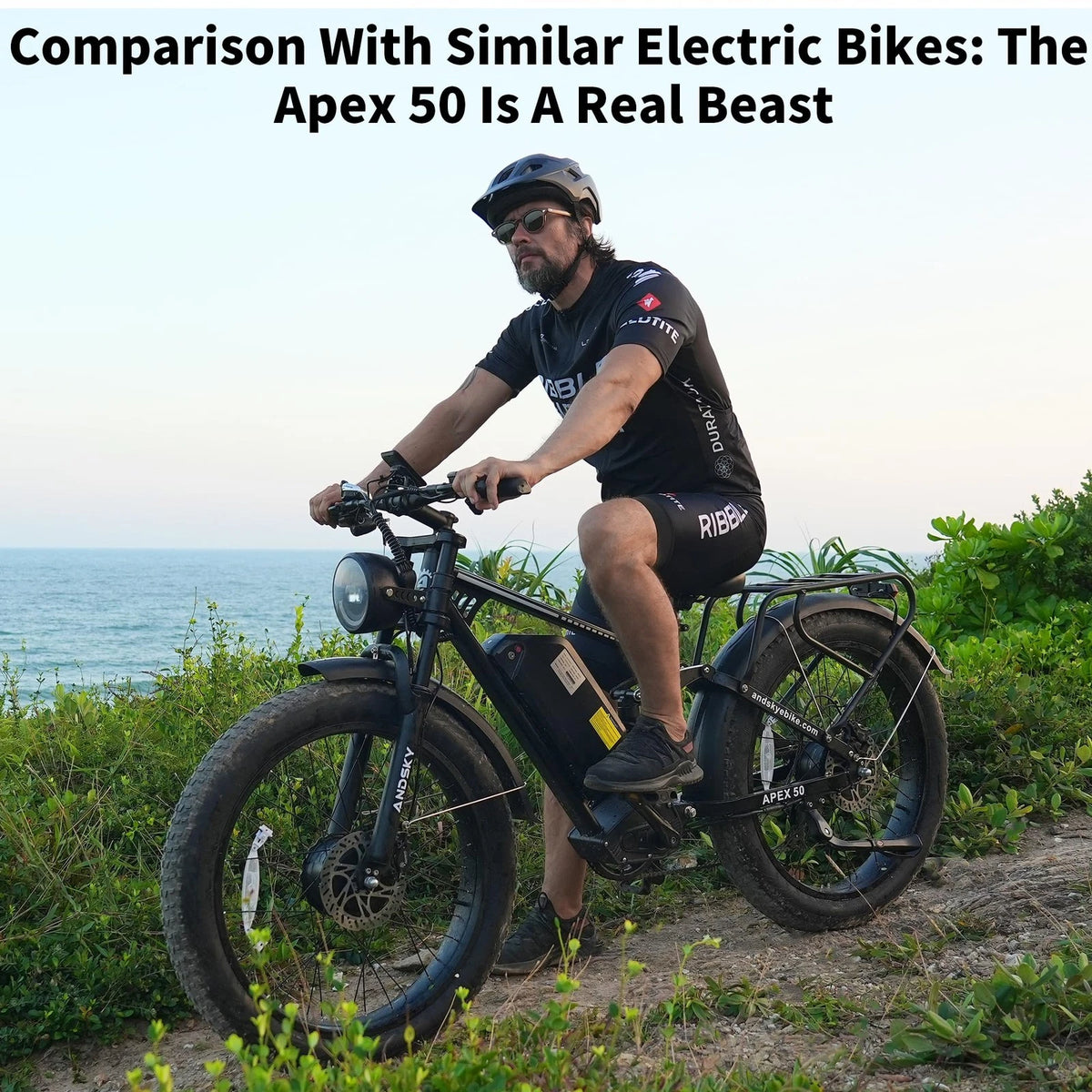 3000W Peak Dual Motor Ebike for Adults 26" Fat Tire Full Suspension 100Miles