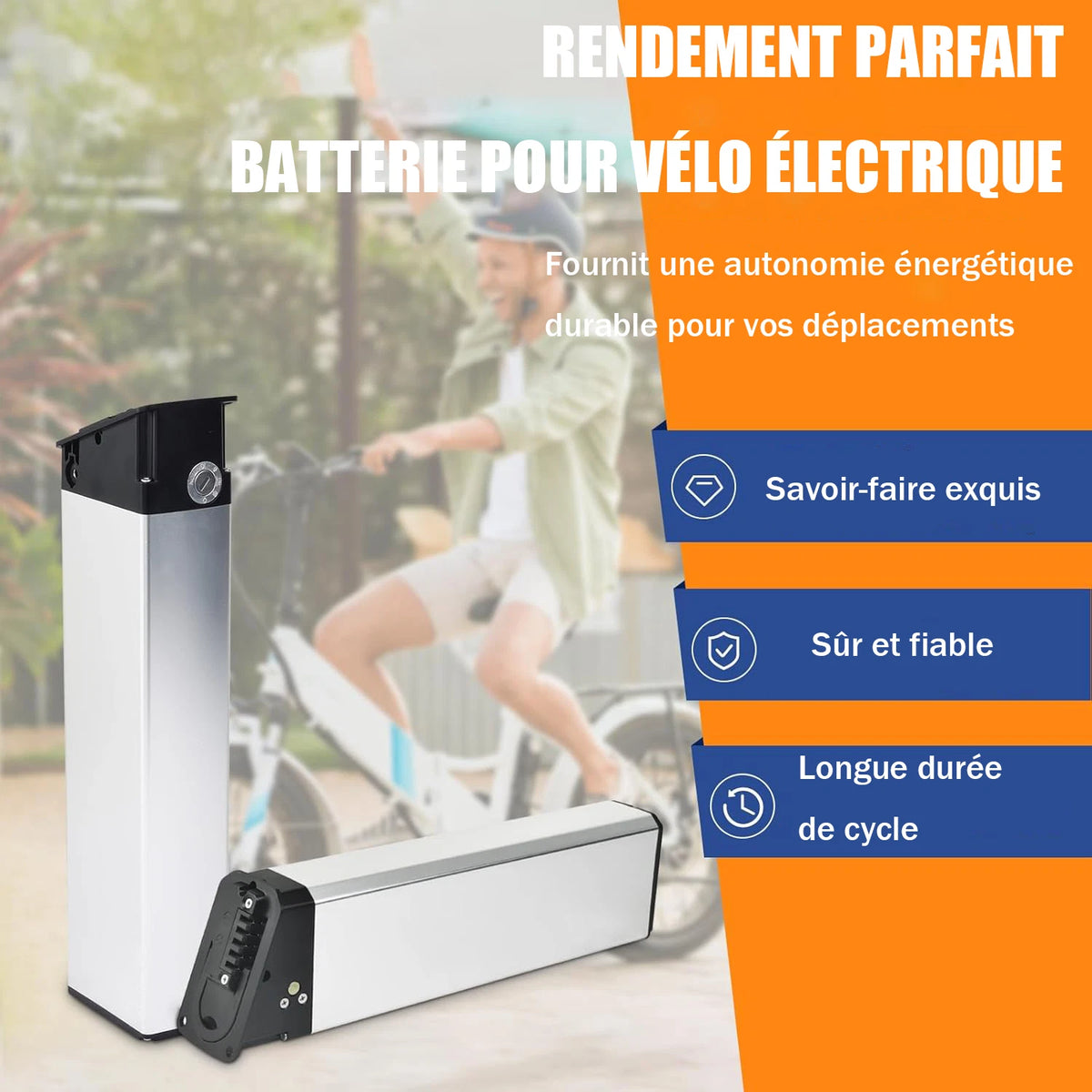 ENGWE Batteria 48V 720Wh Per Bici Elettrica Pieghevole Ideale Percorsi Urbani