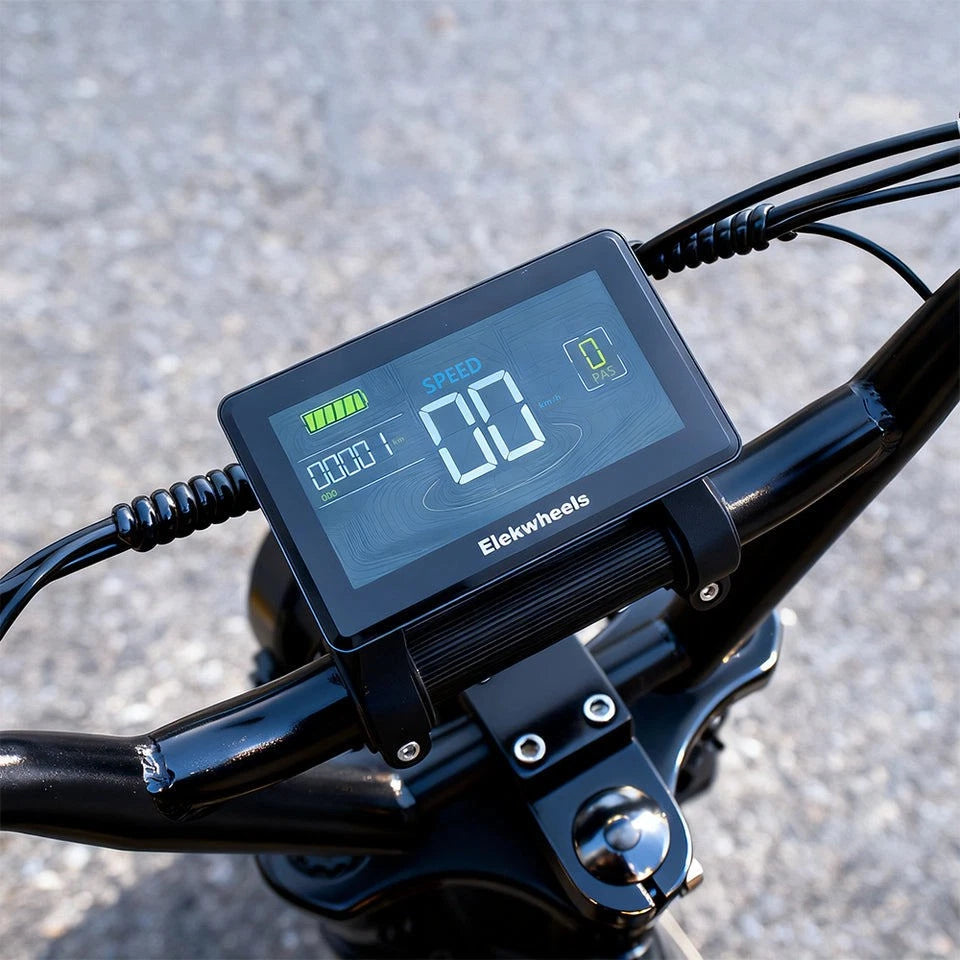 Bici Elettrica Fuoristrada 7 Velocità 25 Km/h Sospensione Completa 48v 720wh