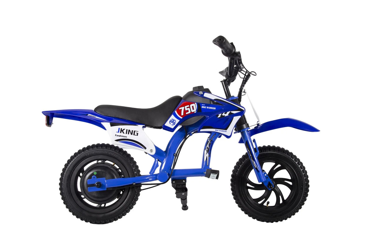 Moto Elettrica JKING Per Bambini 16km/h 3 Marce Doppio Freno A Disco