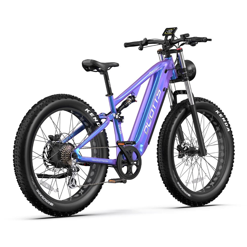 Bicicletta Elettrica 26" Off-Road, 48V 20Ah, 8 Marce, Doppi Ammortizzatori 120km