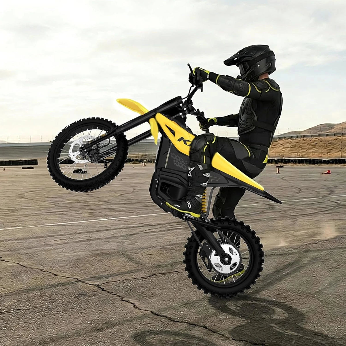 3000W Peak Electric Motorcycle 41MPH Youth Dirt Bike 48V 23Ah Battery E-bike