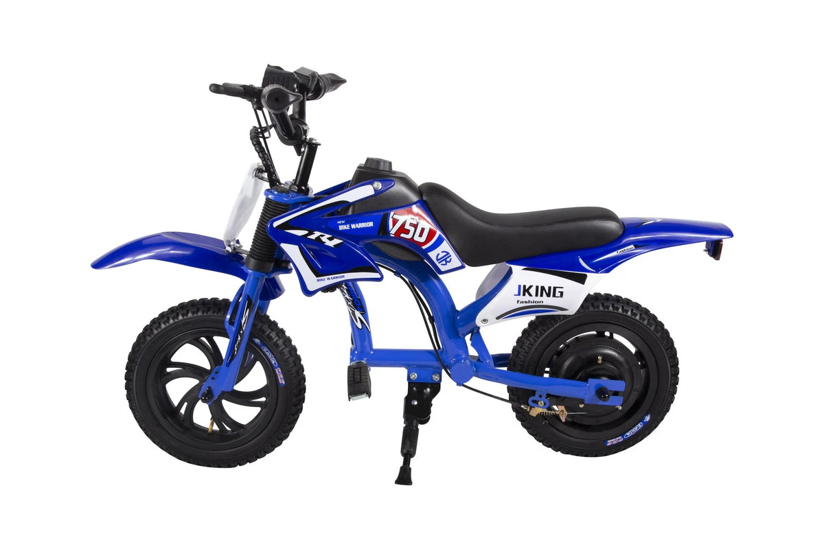 Moto Elettrica JKING Per Bambini 16km/h 3 Marce Doppio Freno A Disco