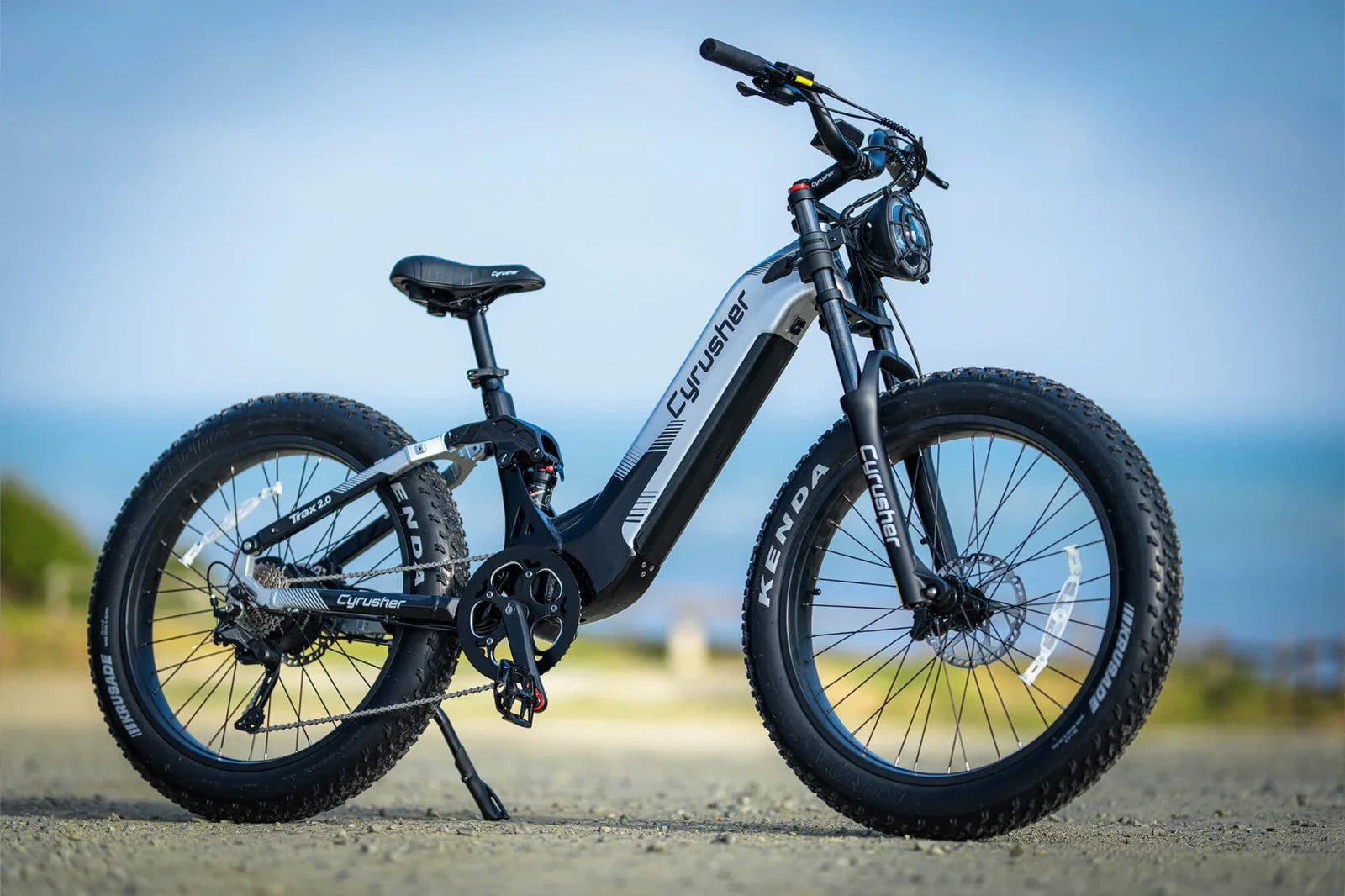 Cyrusher Trax2.0 Mountain All Terrain Air Shock 9-speed 750W 52V 20AH Ebike US
