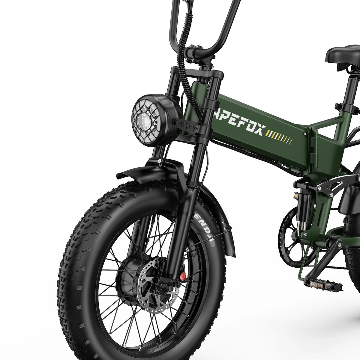 E-bike pieghevole doppio motore 250W 48V 1080Wh autonomia 100km ruote fat