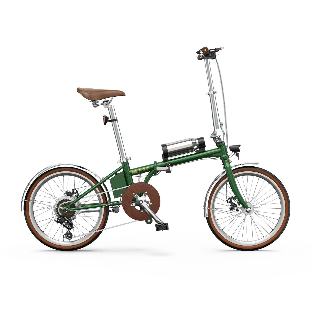 ONESPORT OT02 Pro Bicicletta Elettrica Pieghevole Leggera Acciaio Cromoly 250W
