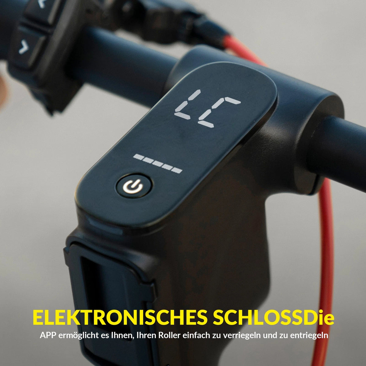E-Scooter 350W 36V 7,5Ah 32km LCD Display LED Blinker Bluetooth App