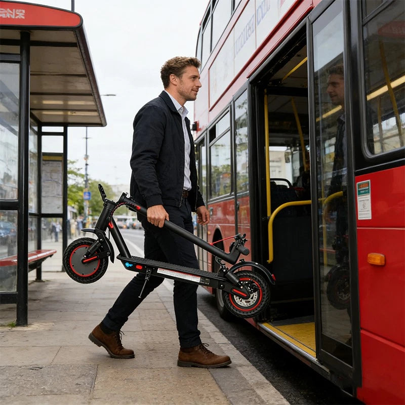 Monopattino Elettrico Pieghevole 36v 7.8ah Autonomia 30km Sospensione Completa