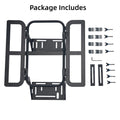 E-Bike Rear Rack Expandable Double Deck Battery Cargo Rack for Electric Bike