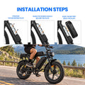 Batería E-Bike 48V 15Ah 720Wh Celdas LG Litio Li-Ion 250W-750W Cargador