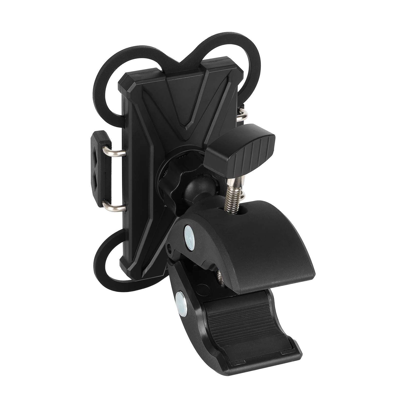Supporto Cellulare Silicone 360 Antivibrazione Porta Telefono Manubrio Bici Moto