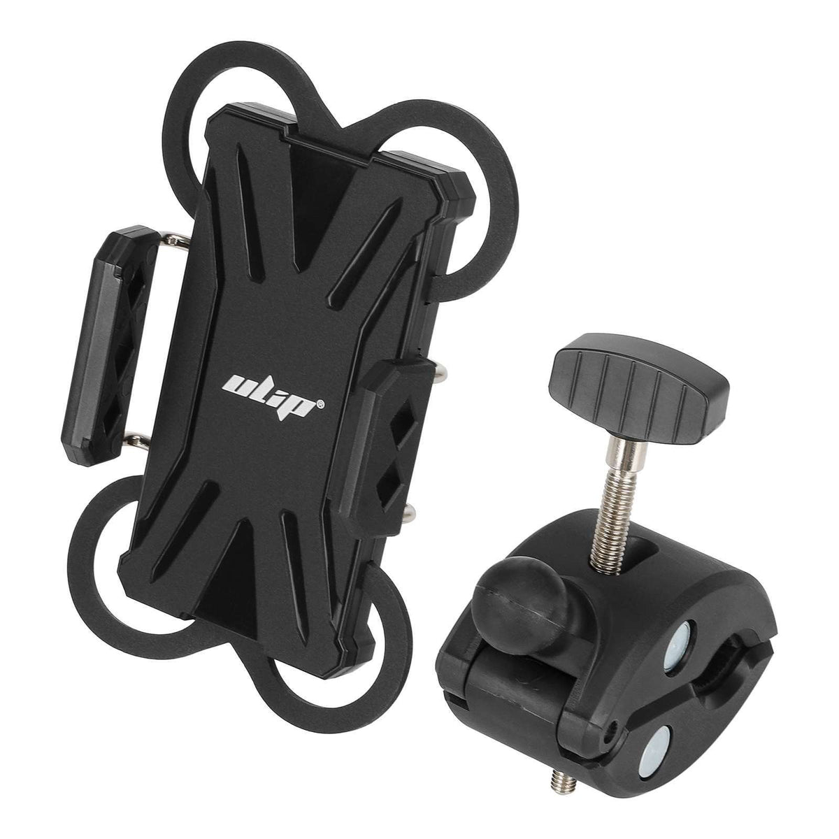 Supporto Cellulare Silicone 360 Antivibrazione Porta Telefono Manubrio Bici Moto