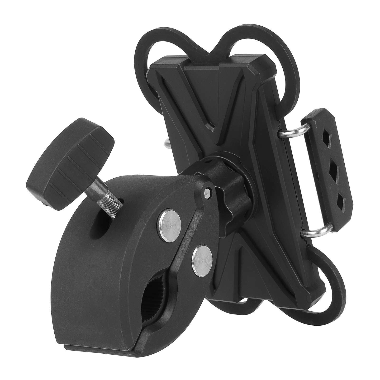 Supporto Cellulare Silicone 360 Antivibrazione Porta Telefono Manubrio Bici Moto