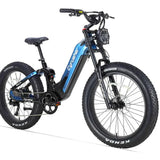 Cyrusher Trax2.0 Mountain All Terrain Air Shock 9-speed 750W 52V 20AH Ebike US