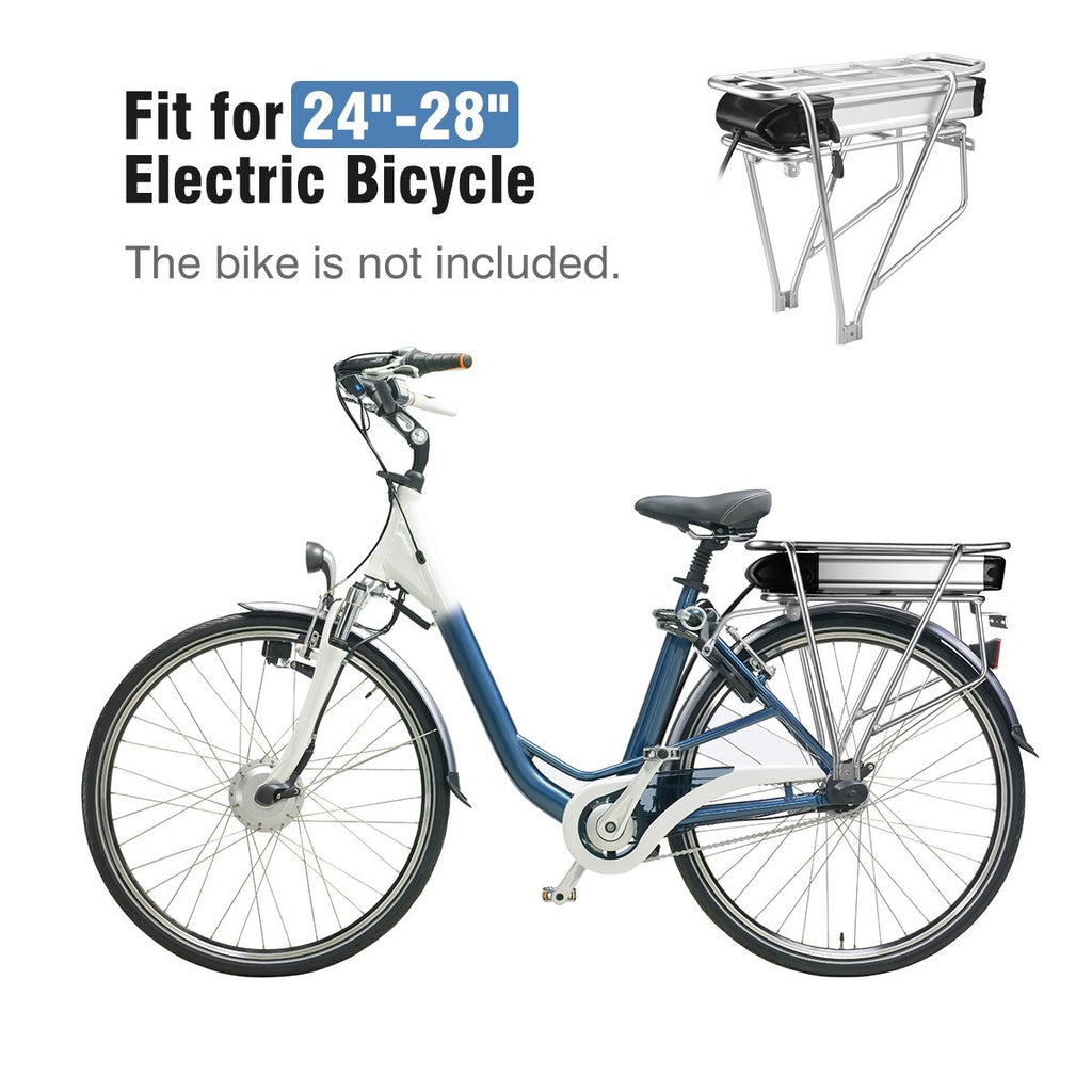 Pacco batteria agli ioni di litio 36V 20Ah portapacchi posteriore per e‑bike