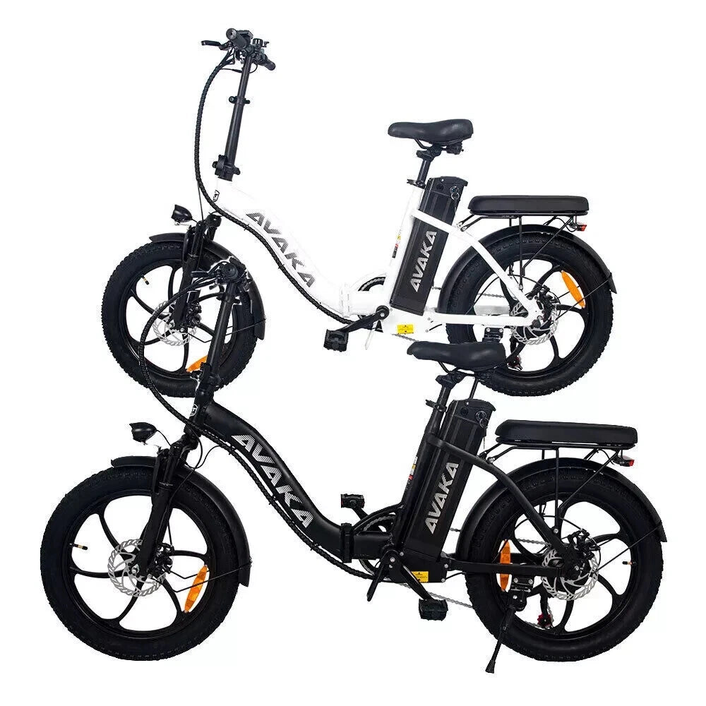 Bici elettrica pieghevole per adulti 48V 18,2Ah 20" gomme larghe, bici da città