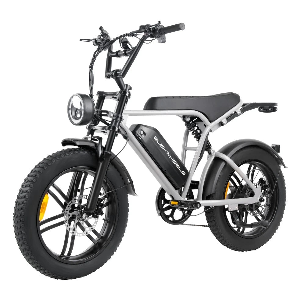 Bici Elettrica Fuoristrada 7 Velocità 25 Km/h Sospensione Completa 48v 720wh