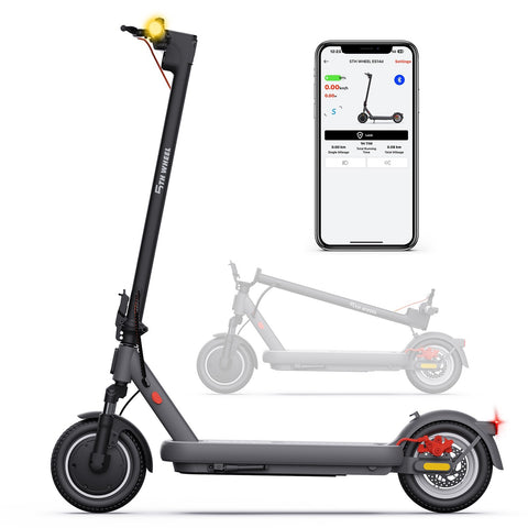 E-Scooter 10 Zoll 400W 48V 7,5Ah 20 km/h 40 km E-Bremse Federung Blinker