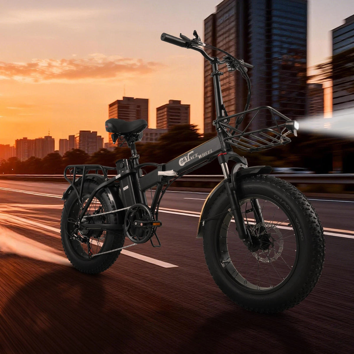 Bici Elettrica Pieghevole Adulti Gomme Fat 20"×4.0 Batteria 48V 18Ah 25km/h