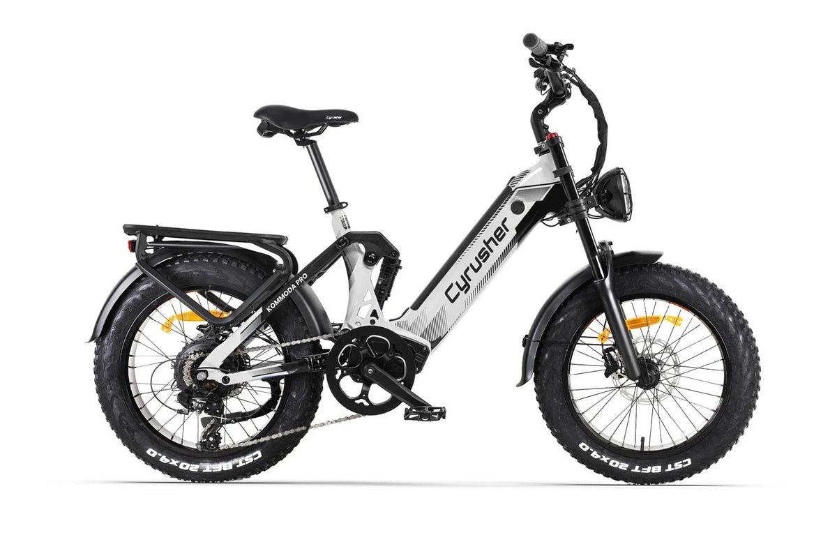Bici Elettrica A Telaio Basso 52v 20ah Autonomia 110 km Sospensione Integrale
