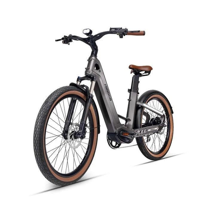 Bici Elettrica Doppia Batteria Motore 250W Autonomia 206km Navigazione Bluetooth