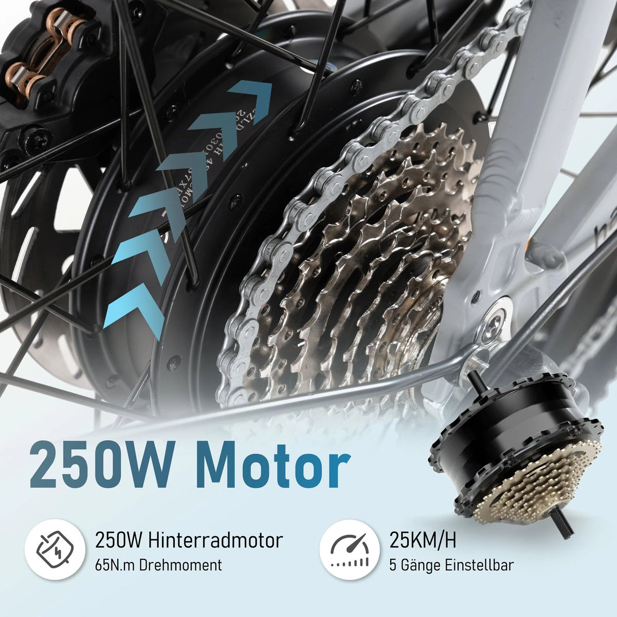 Bici Elettrica 26Pollici Telaio Passante 250W 816Wh 120km Shimano 8 Velocità