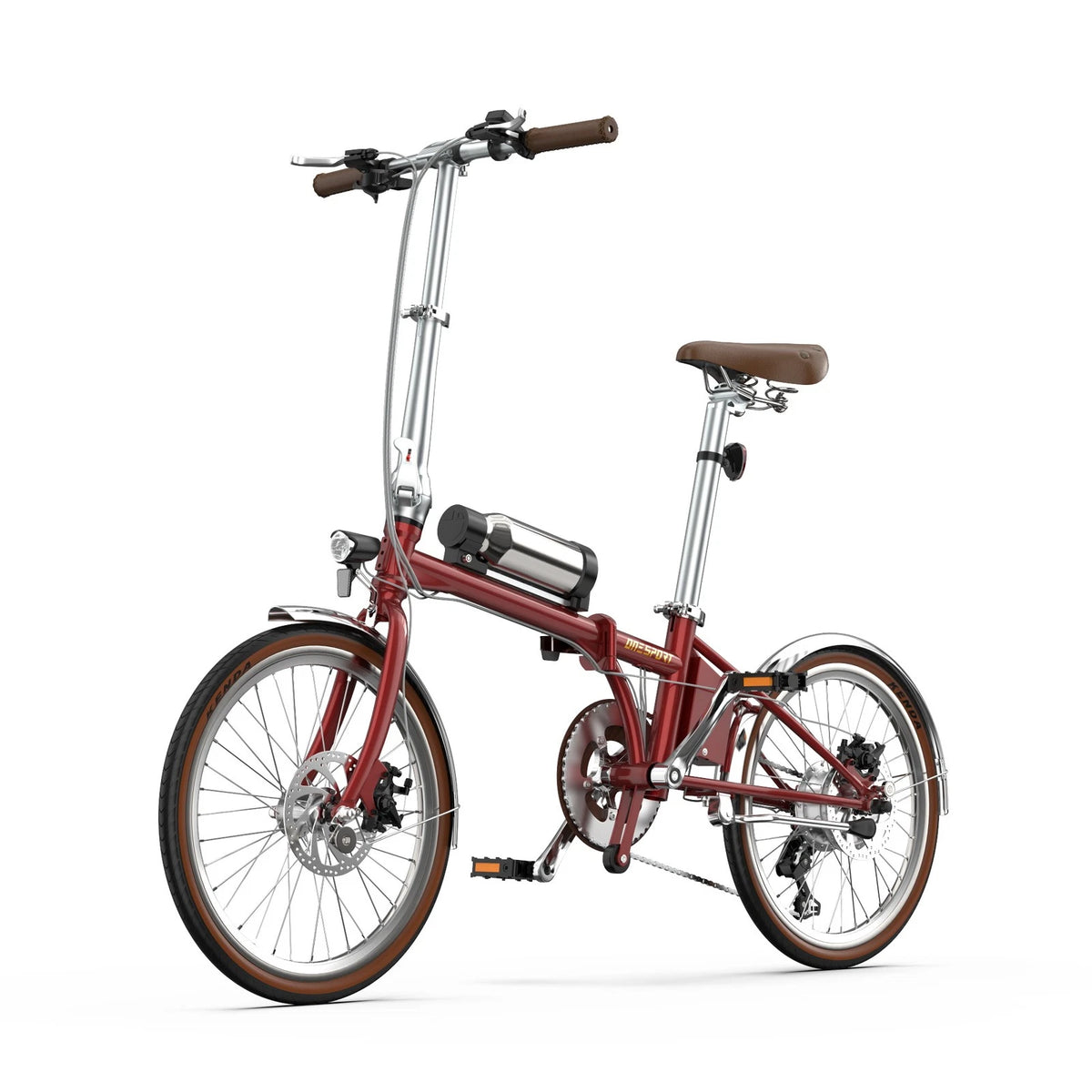 ONESPORT OT02 Pro Bicicletta Elettrica Pieghevole Leggera Acciaio Cromoly 250W