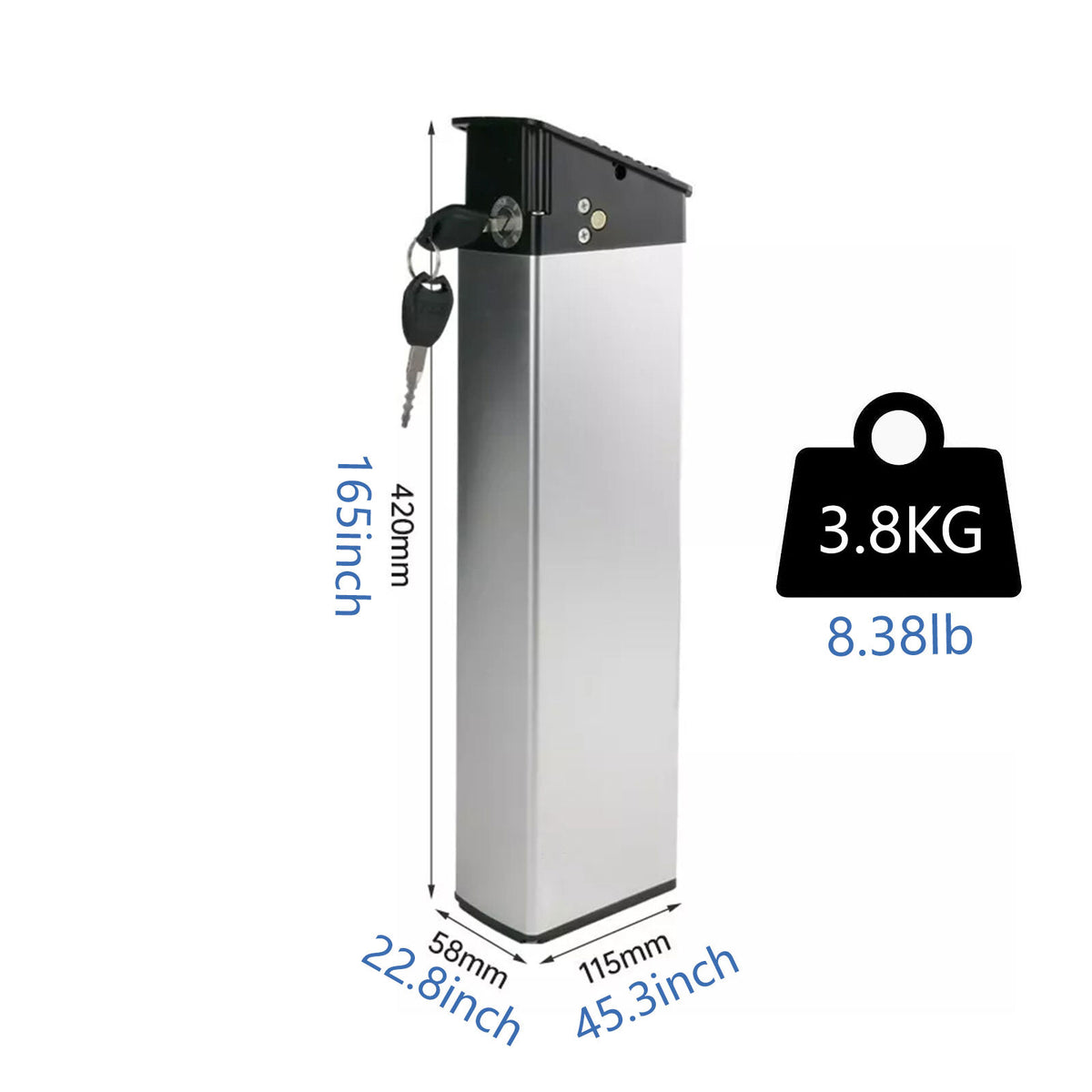 Electric Folding Bike Battery 48V 13Ah For Lankeleisi x3000plus TESGO Hummer Pro
