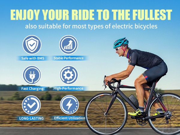 Batteria agli ioni di litio 36V 6Ah 2 fili per Jetson Bolt Pro bici elettrica