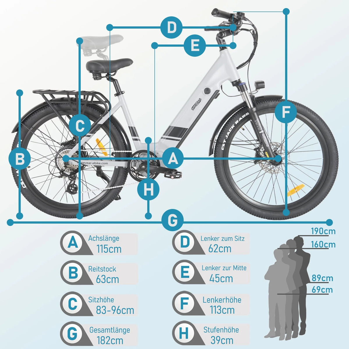 Bici Elettrica 26Pollici Telaio Passante 250W 816Wh 120km Shimano 8 Velocità