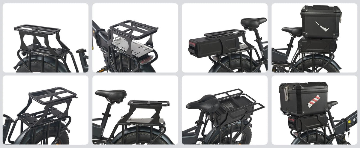 48V 30Ah E-Bike Akku Gepäckträger 1440Wh Ersatzakku inkl. Gepäckträger