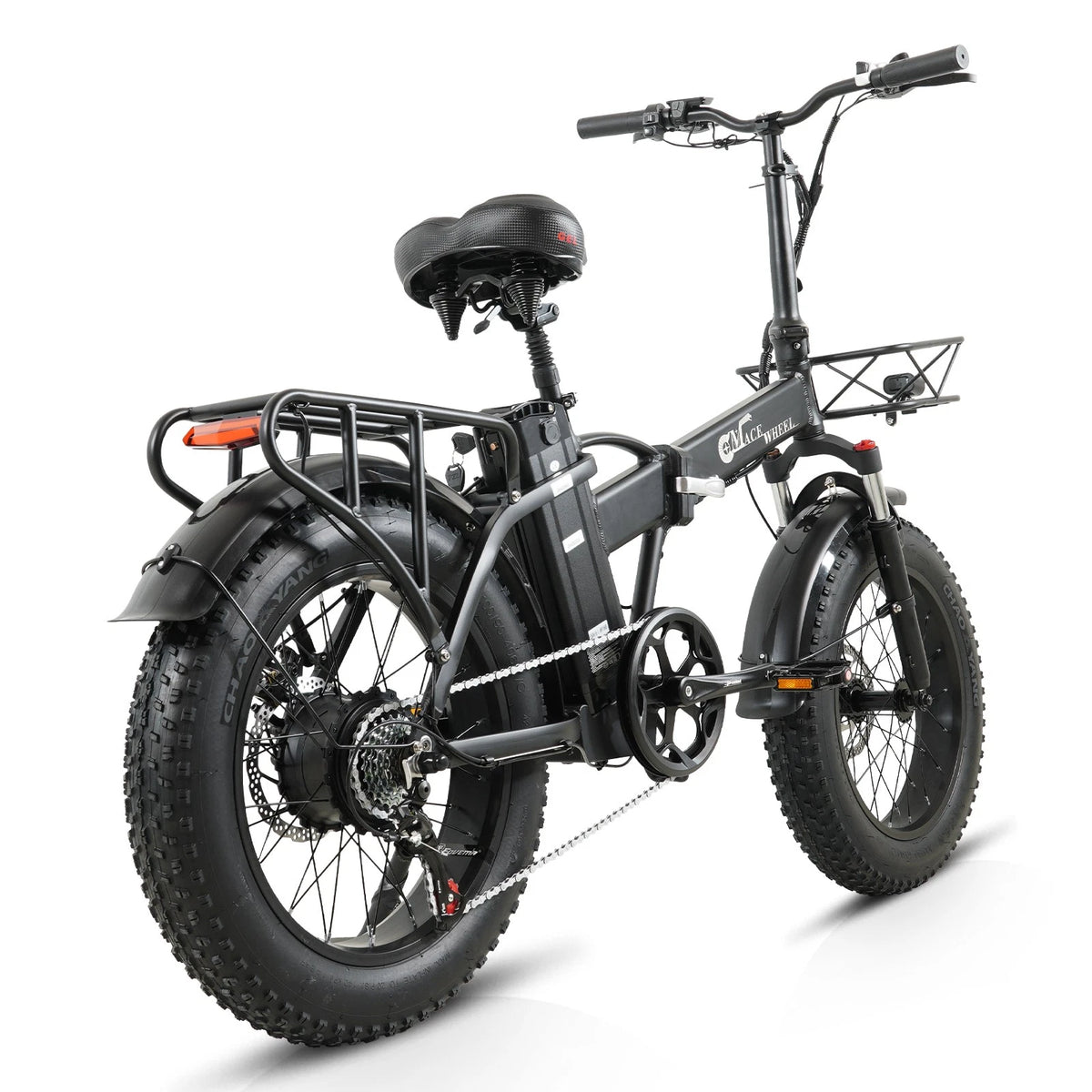 Bici Elettrica Pieghevole Adulti Gomme Fat 20"×4.0 Batteria 48V 18Ah 25km/h