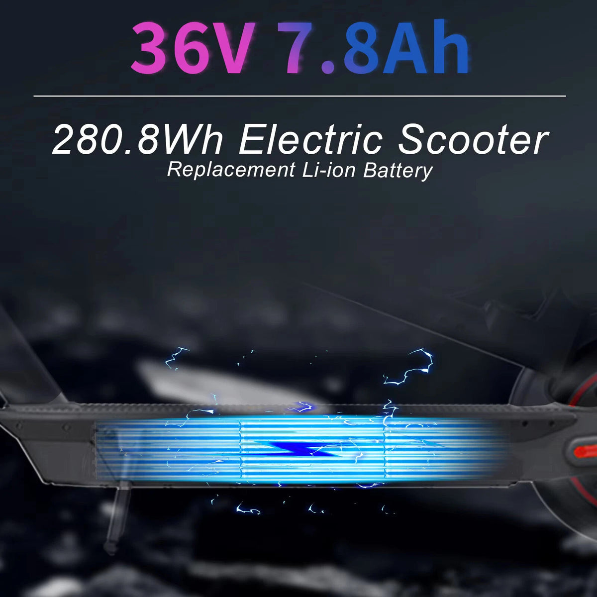 36V 7.8Ah Lithium Battery Replacement for MAXSHOT iScooter Electric Scooter