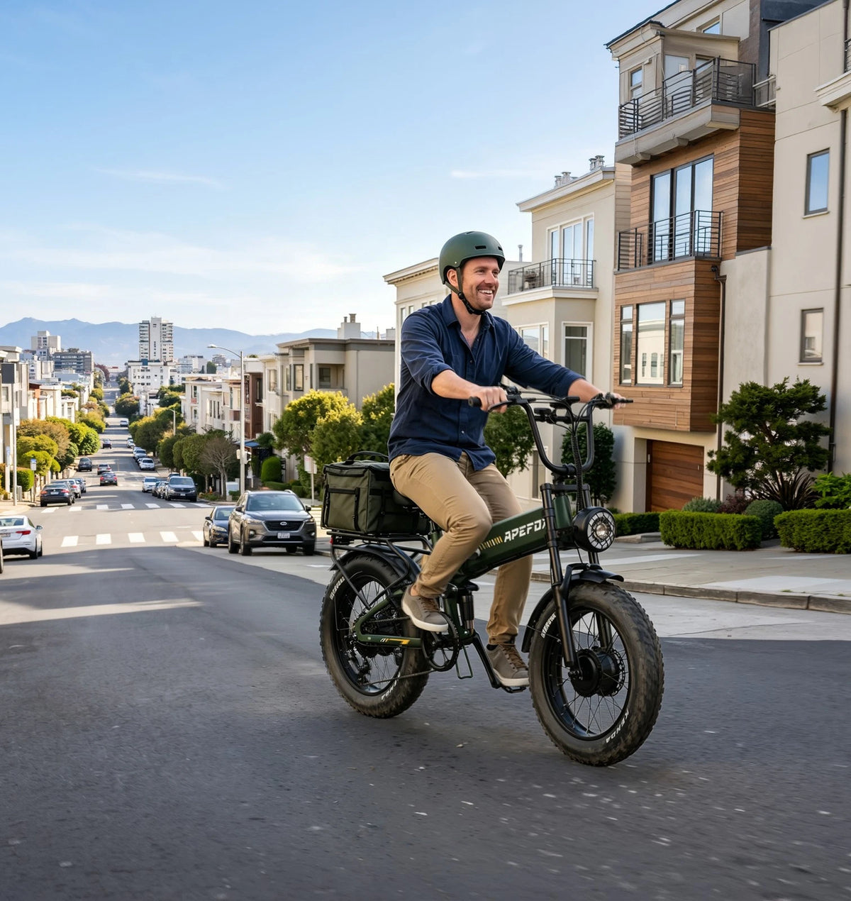 E-bike pieghevole doppio motore 250W 48V 1080Wh autonomia 100km ruote fat