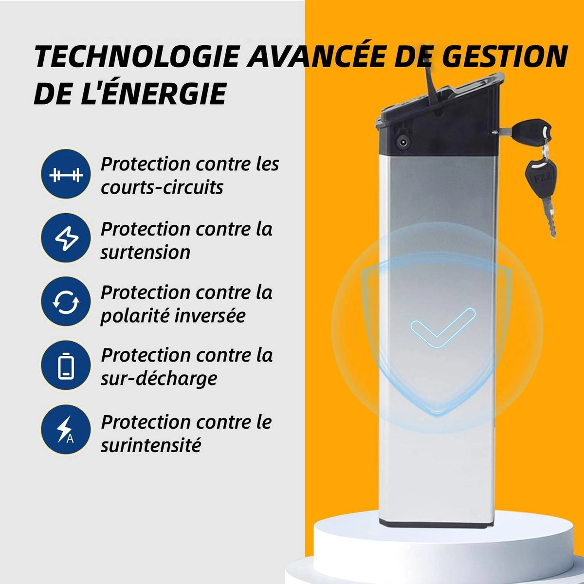 ENGWE Batteria 48V 720Wh Per Bici Elettrica Pieghevole Ideale Percorsi Urbani