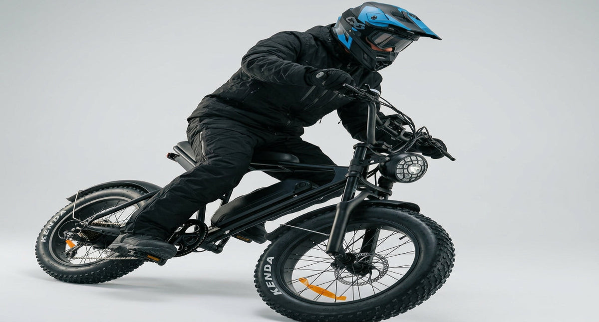 Bici Elettrica Fuoristrada 7 Velocità 25 Km/h Sospensione Completa 48v 720wh