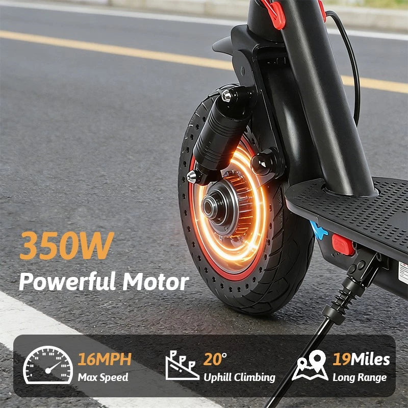 Monopattino Elettrico Pieghevole 36v 7.8ah Autonomia 30km Sospensione Completa