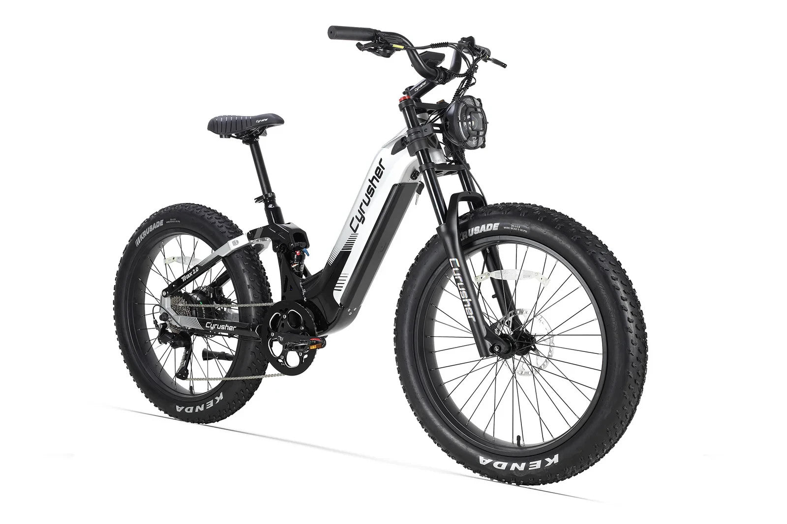Cyrusher Trax2.0 Mountain All Terrain Air Shock 9-speed 750W 52V 20AH Ebike US