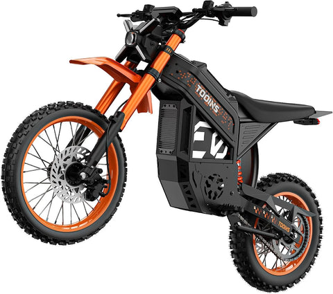 Electric Dirt Bike 3000W 45MPH,48V23Ah Battery,Hydrau<wbr/>lic Brake,Full Suspension